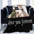 thumbnail image 6 of Personalized Custom Blanket with Photo Birthday Gifts for Family Son Daughter Wife Husband, Birthday for Her Him, Women Men Gifts Fits Couch Bedroom Living Room, 6 of 6