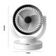 thumbnail image 3 of Ventilador de mesa recargable con luz LED - Ventilador de escritorio silencioso de 3 velocidades, inclinación ajustable de 90°, ventilador portátil a batería para el hogar y la oficina, 3 of 7