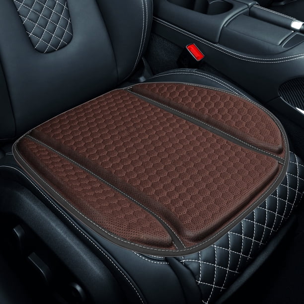 Cojín de gel con diseño de panal transpirable para asiento de coche, cojín fresco, cojín de asiento elevado