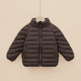 thumbnail image 3 of Lmnyox Puffer Jackets for Girls Zip Up Long Sleeve Stand Collar Coats Puffy Jackets with Pockets 1-12 Years, 3 of 6