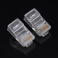 thumbnail image 3 of LAN Connector,100 PCS/LOT Cat5 Cat5e Cable Head Network Connector Ultimate Reliability, 3 of 8