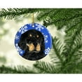 thumbnail image 2 of Carolines Treasures SS4653-CO1 Gordon Setter Winter Snowflakes Holiday Ceramic Ornament 3 in multicolor, 2 of 2