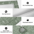 thumbnail image 5 of Sage Green Boho Outdoor Rug for Patio/Deck/Porch, Non-Slip Large Area Rug 5 x 7 Ft, Modern Minimalist Feminine Face Lines Indoor Outdoor Rugs Washable Area Rugs, Reversible Camping Rug Carpet Runner, 5 of 8