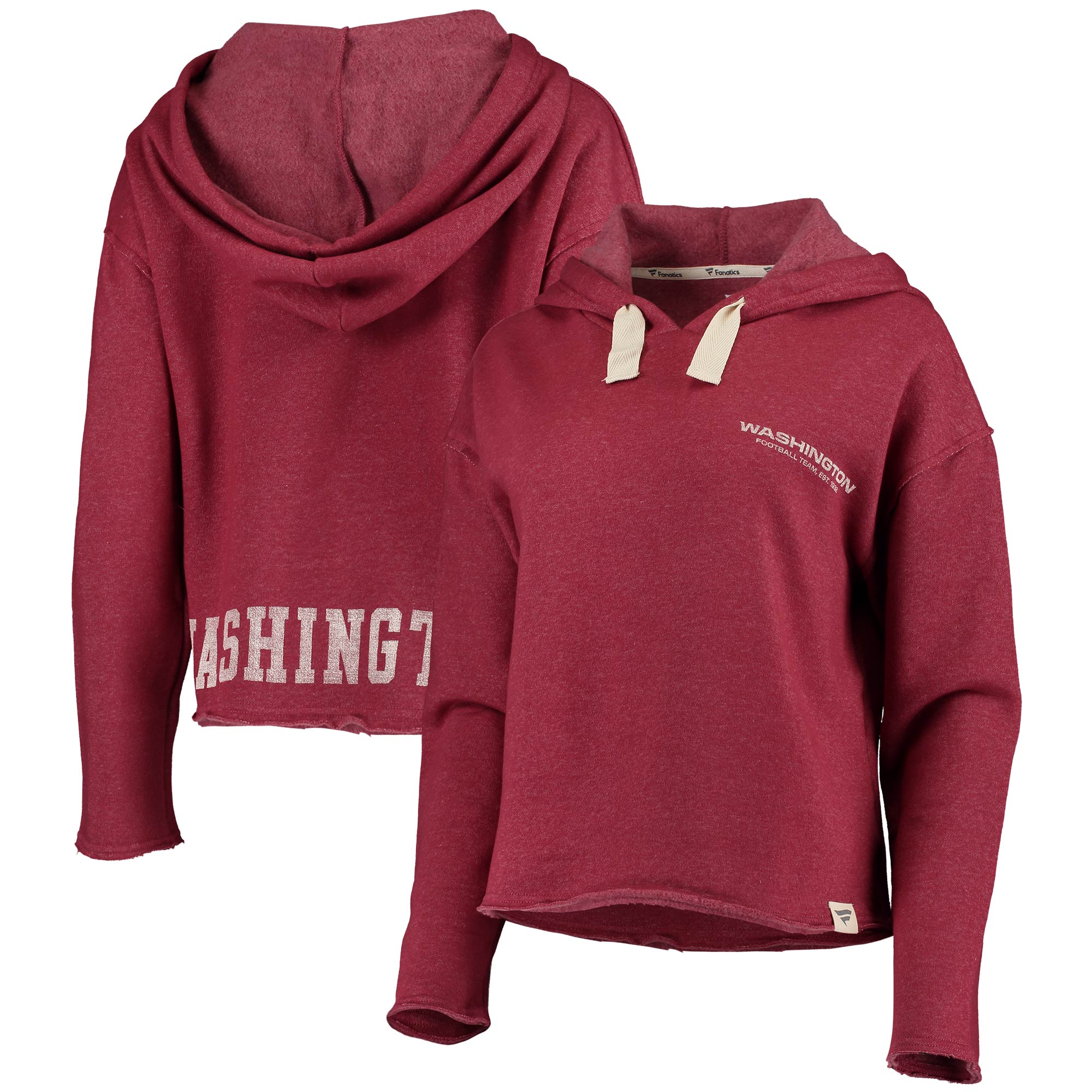 branded cropped hoodie