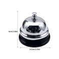 thumbnail image 3 of Bewildely Campana de recepción de cocina: sonido claro, construcción de hierro resistente, campana de servicio de restaurante fácil de limpiar Cocina y Comedor plata, 3 of 6