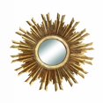 thumbnail image 1 of Creative Co-Op Round Sunburst Wall Mirror with Gold Finish, 1 of 3