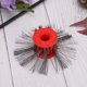 thumbnail image 4 of Cepillos de pulido de texturizado, accesorio de herramienta de fabricación de cepillos de joyería de alambre de 0,2mm (rojo), 4 of 5