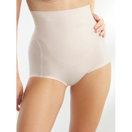 Women s Bali DFS062 EasyLite High Waist Brief Panty (Sand 2X)