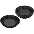 thumbnail image 1 of Zenker Non-Stick Carbon Steel Mini Tart Pans, 4-Inch Diameter, Set of 6, 1 of 8