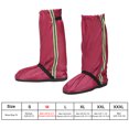 thumbnail image 2 of Unique Bargains Waterproof Shoe Covers, Reusable Non-slip Zipper Rain Shoe Cover, M, Red, 2 of 6