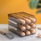 thumbnail image 4 of Sywqhk Caja de almacenamiento de huevos para el hogar, cajón, soporte para bandeja de huevos para refrigerador fresco (B) Sywqhk Para estrenar, 4 of 8