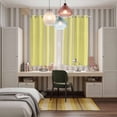 thumbnail image 6 of Curtains 84 Inches Long 2 Panels, Yellow Beige Striped Grommets Window Treatment Curtain, Modern Farmhouse Retro Lines Thermal Curtains Drapes for Living Room/Bathroom, 6 of 9