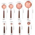 thumbnail image 3 of Cucharas y tazas medidoras de acero inoxidable QUANZHOUTIANDI juego de 8, 3 of 5