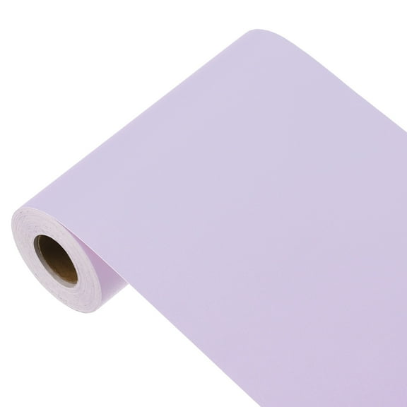 Uxcell 393"x5.9" Purple Wallpaper, Peel and Stick Wallpaper, Contact Paper Vinyl Self-Adhesive Wall Paper Decorative for Wall Covering