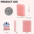 thumbnail image 3 of American Mahjong Tile Set,166 Tiles White Pink Acrylic Carving Tiles,Mahjong Game Set with Portable Travel case (Racks Not Included), 3 of 9