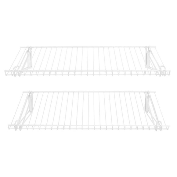Juego de estanterías Rubbermaid Configurations, 26 unidades, color blanco, 2 estantes