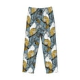 thumbnail image 4 of Xecao Squirrel And Leaves Men's Straight Lounge Pajama Pants: The Ultimate in Comfortable Sleepwear, 4 of 9