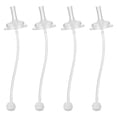 thumbnail image 2 of Baby Bottle Straw Made of Premium Silicone for Safe and Durable Use with Wide Mouth s 4pcs, 2 of 5