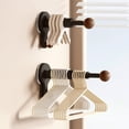 thumbnail image 3 of TTJ Door Hooks Over Door Hooks Hanger Storage Rack Non Perforated Retractable Balcony Wall Mounted Multifunctional Sorting Rack Household Drying Rack Storage Rack, 3 of 9