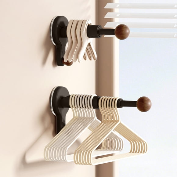 Hanger Storage Rack Non Perforated Retractable Balcony Wall Mounted Multifunctional Sorting Rack Household Drying Rack Storage Rack