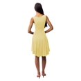 thumbnail image 3 of Women'S Slim Fit Solid Color Sleeveless Basic Casual Dress Wine Red XL, 3 of 7