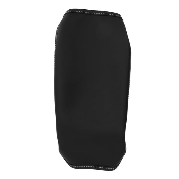 Cubierta de la tapa de la consola, cubierta de la consola central, cubierta negra de la consola central, cubierta de la almohadilla de la caja del reposabrazos del automóvil, elegante y moderna