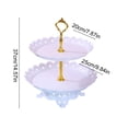 thumbnail image 3 of Topukaiba Three-Layer Multi-Functional Serving Tray For Candy, Fruit, Dried Fruit & Snacks – Ideal For Wedding, Ktv, Living Room & Party White 7.87/9.84In, 3 of 6