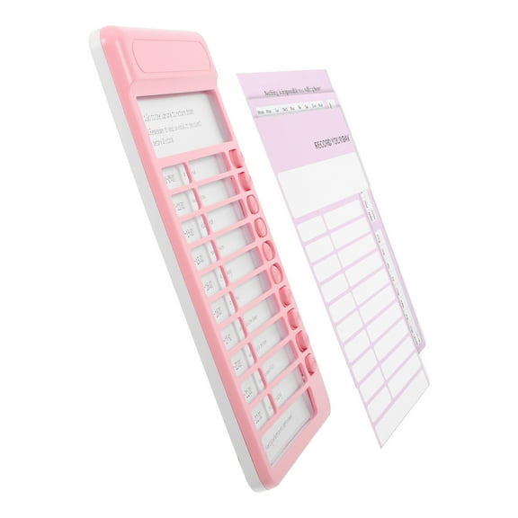 FRCOLOR  Self-discipline Checker Attendance Classroom Checklist Chart Toddler Student Pink