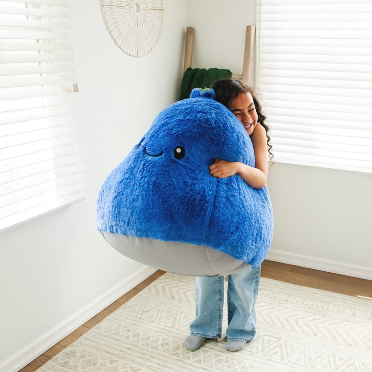 Big Joe Blueberry PlushiPals 2 Pack Super Soft Bean Bag Chair for