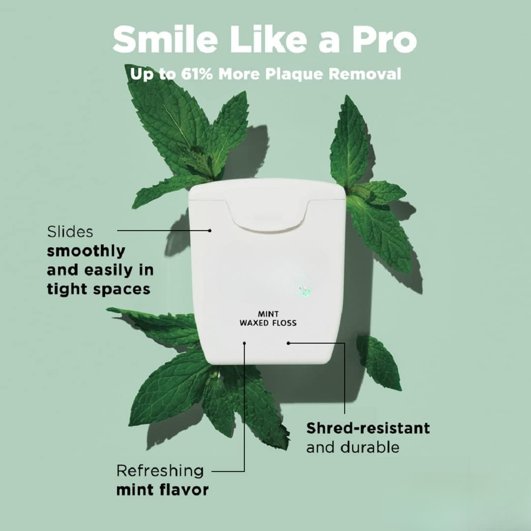Mint Waxed Dental Floss, 5 Count