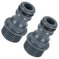 thumbnail image 3 of Domqga Tap Nipple,2Pcs G1/2 Male Thread Quick Connector Nipple Garden Hose Tap Nipple Adapter Irrigation Tool,Quick Coupling, 3 of 8
