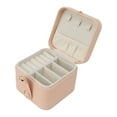 thumbnail image 3 of Jewelry Storage Case,Travel Jewelry Box Organizer Small Travel Jewelry Box Small Jewelry Case Smart Functionality, 3 of 8