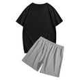thumbnail image 5 of Playeras Negras Para Hombre Algodon, Camiseta De Manga Corta Con Cuello Redondo Y Estampado A La Moda Para Niñas Y Niños, Camiseta Holgada De Verano, Camisetas Casuales, 5 of 5