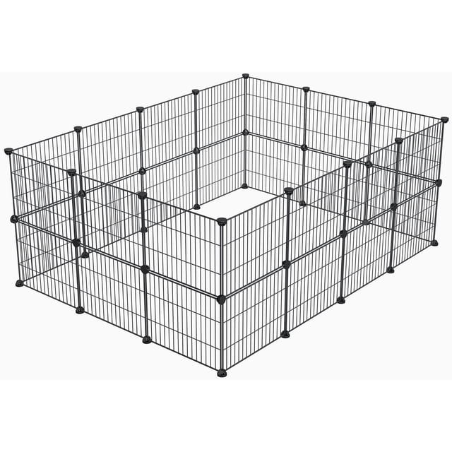 Corral para perro jaula para perro jaula para conejo jaula para cuyo corral para conejo cercas para animales pequeños fácil de armar 36 x 29 cm 28 pan