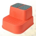 thumbnail image 2 of Shisuyan Multi-function Step Stool Anti-slip Thicken Footstool Double Layers Stool for Kids Children (Red), 2 of 8
