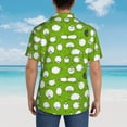 thumbnail image 3 of Lsque Funny Sheep Doing Yoga pattern Hawaiian Shirt for Men, Unisex Summer Beach Casual Short Sleeve Button Down Shirts-Small, 3 of 9