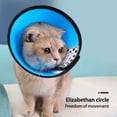 thumbnail image 3 of Pet Recovery Cone E-Collar for Cats Puppy Rabbit, Plastic Elizabeth Protective Collar Wound Healing Practical Neck Cover,For Small Medium Large Pets, 3 of 8