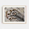 thumbnail image 2 of Balance wheel of an antique pocketwatch - Photography Vintage Industrial Geometric Pattern Abstract Unframed Wall Art Print 24 x 32 inches, 2 of 7