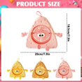 thumbnail image 3 of Cute Cartoon Cheese Mini Fan, USB Powered 3 Speed Quiet Table Fan, Portable Small Desk Fan for Dorm Bedroom Home Outdoor Use(Pink), 3 of 8