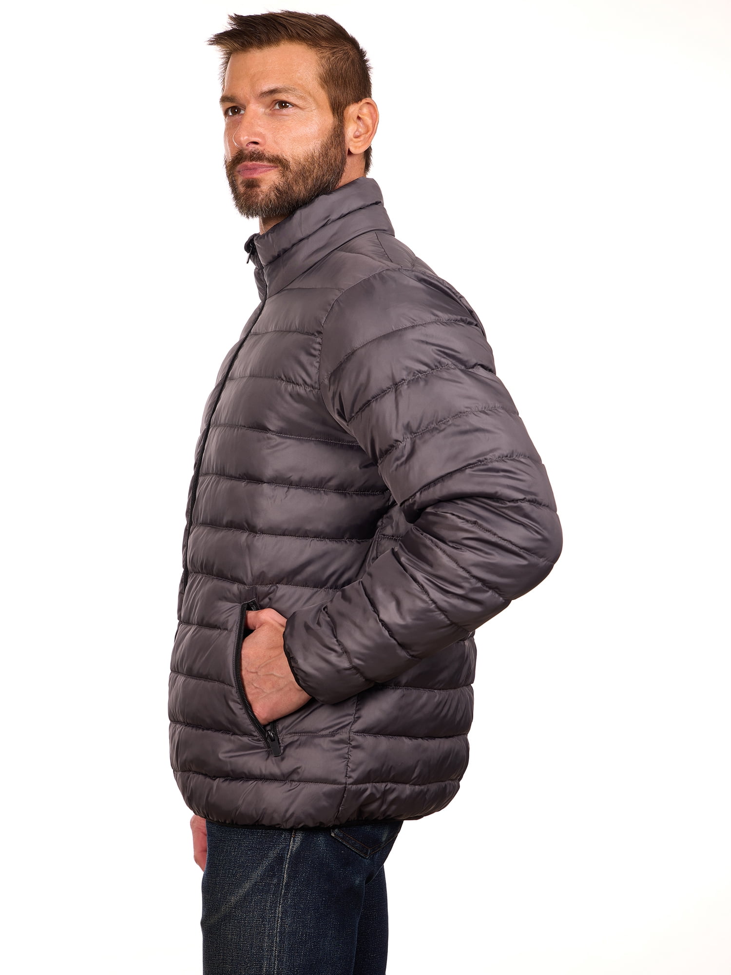 Big Chill Men’s Midweight Quilted Puffer Jacket, Sizes M-XXL