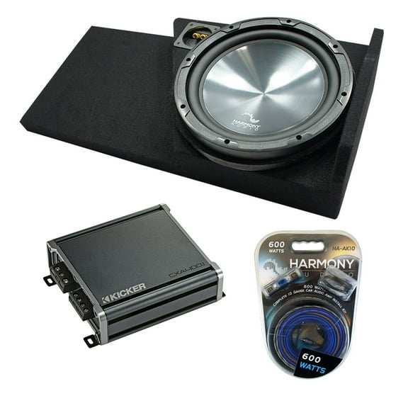 2014-2018 Chevy Silverado Double Cab Harmony HA-R104 Single 10 Sub Box CXA400.1