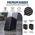Point Ladder Rubber Protector 4Pcs Ladder Foot Covers Rubber Grip Ladder Leg Caps Ladder Feet Cover ...