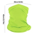 thumbnail image 3 of Fiudx Bufanda Deportiva, Bandana Transpirable para Ciclismo Al Aire Libre, Polaina Suave Estilo Punk para El Cuello, Mascarilla de Protección Solar Uv, para Hombre y Mujer, Impregnable para Primavera, 3 of 5