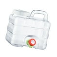 thumbnail image 4 of Contenedor de agua Portador de agua 7.5L con grifo Tanque de agua Fácil de limpiar Jarra de agua compacta para acampar Botella de agua para acampar, 4 of 8