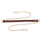 thumbnail image 4 of EeaseMX 1 pieza de cadena de metal de PU para bolso, correa de repuesto, accesorio con hebillas para bolso de mano, bolso de hombro, marrón y dorado., 4 of 7