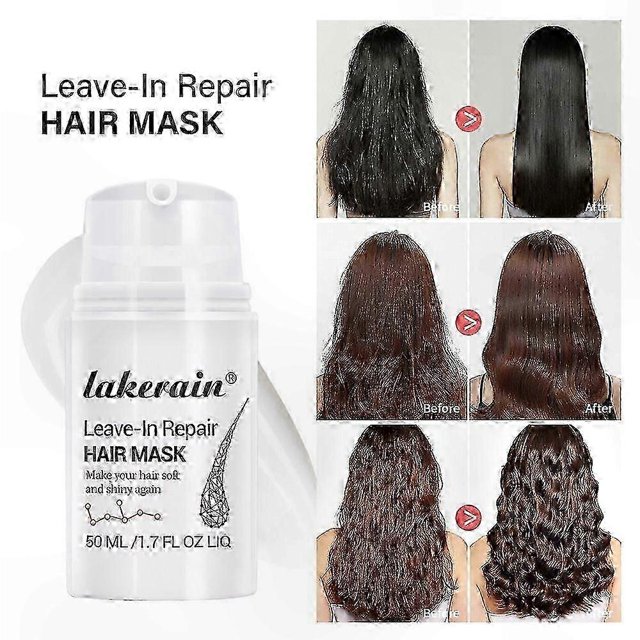 Hydrating Leave-In Hair Mask for Dry or Damaged Hair, Restores Bleached and Color-Treated Hair, Smoothing Formula for Added Shine and Softness