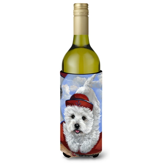Carolines Treasures PPP3197LITERK 24 oz Westie Ahoy Sailor Wine Bottle Hugger