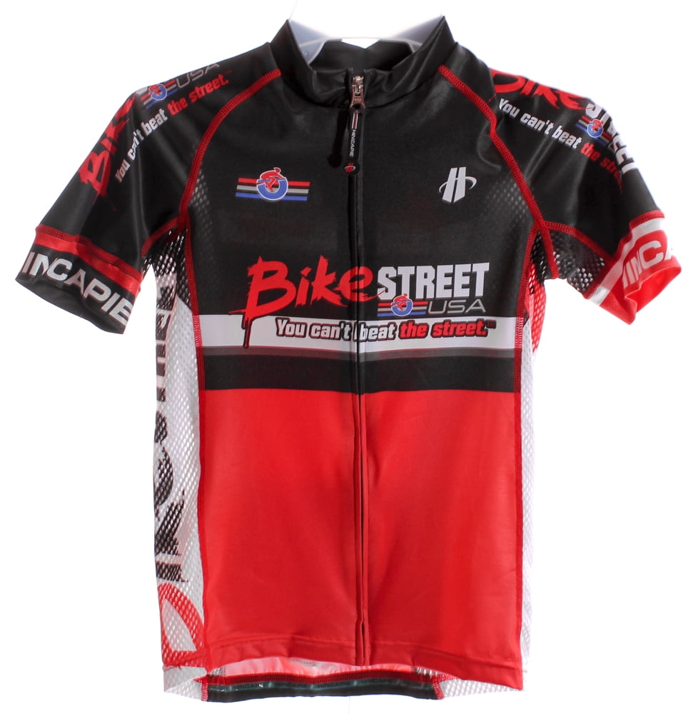 HINCAPIE AXIS Women's Cycling Jersey XS Short Sleeve Red/Black BIKE STREET NEW 