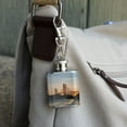thumbnail image 3 of Golden Gate Bridge San Francisco Stainless Steel 1oz Mini Flask Key Chain, 3 of 3