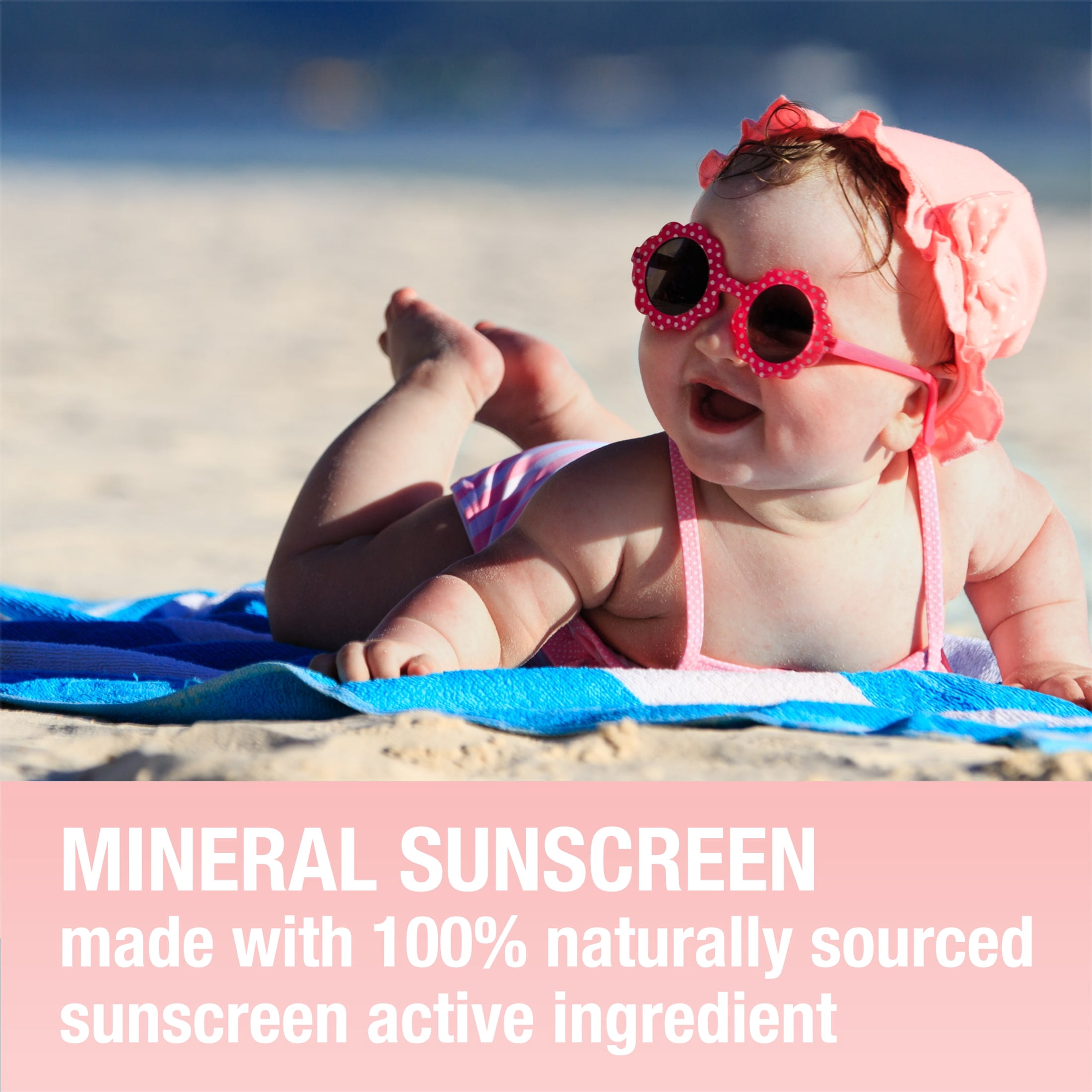 Neutrogena Pure & Free Baby Mineral Sunscreen with SPF 50, 3 fl. oz